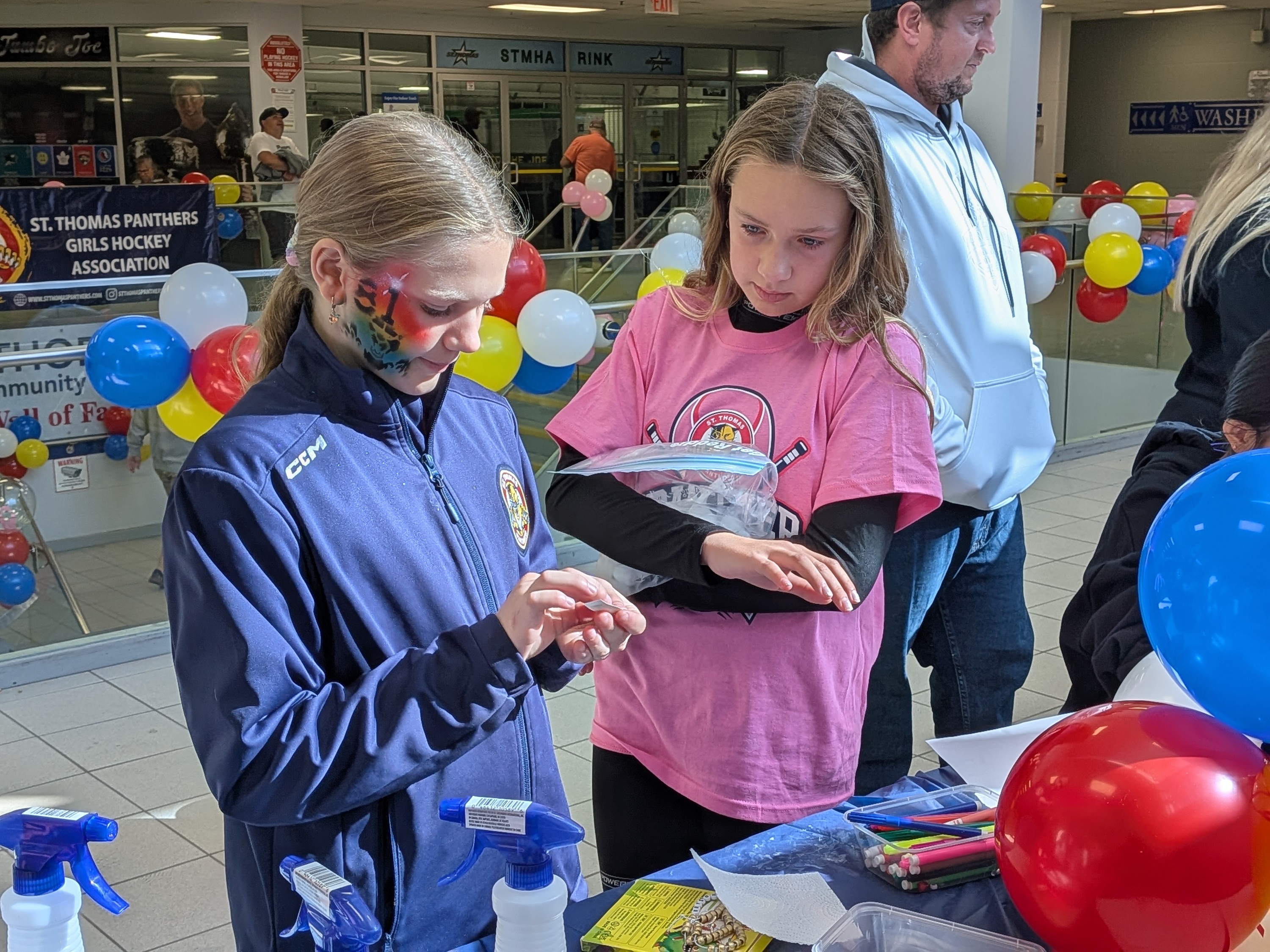 Panthers enjoyed a day of creating tattoos, bracelets and art work.