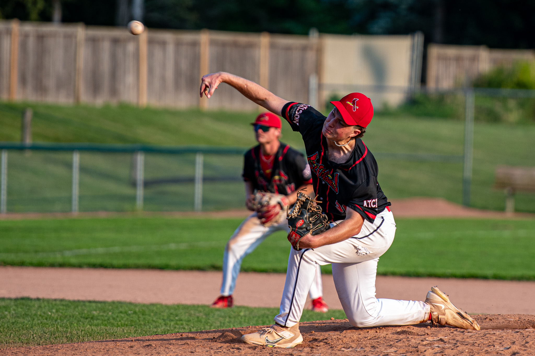 St. Thomas Cardinals pitcher Aaron Dyke picked up the win against Listowel.