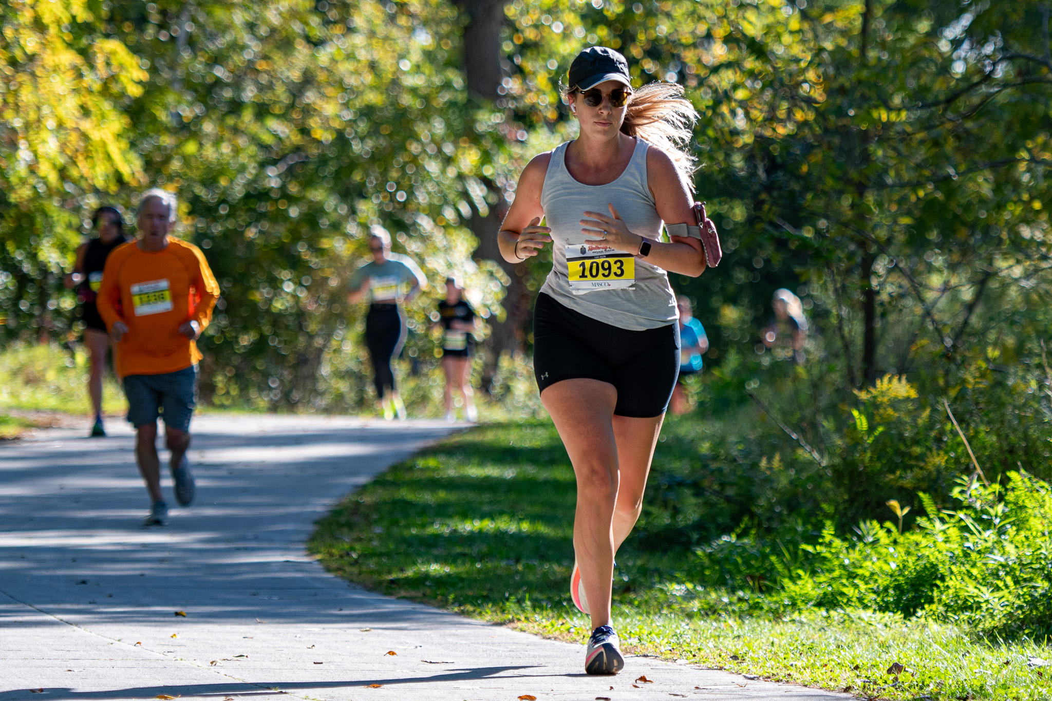 Sarah Findlater cruising long in the 10K.